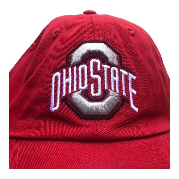 Fan Favorite NWT NCAA Ohio State University Buckeyes Red Adjustable Hat - Picture 1 of 14